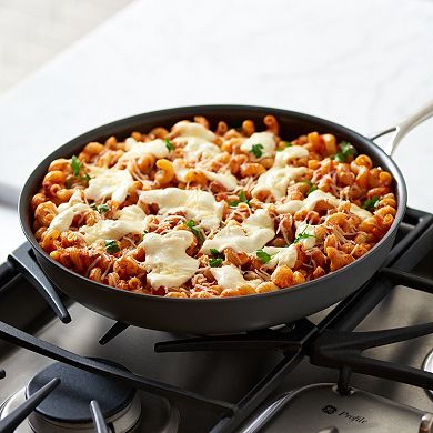 Food Network™ 12-in. Hard-Anodized Nonstick Covered Deep Skillet