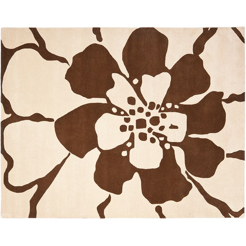 Safavieh Soho Close-Up Floral Rug, Beig/Green, 7.5X9.5 Ft