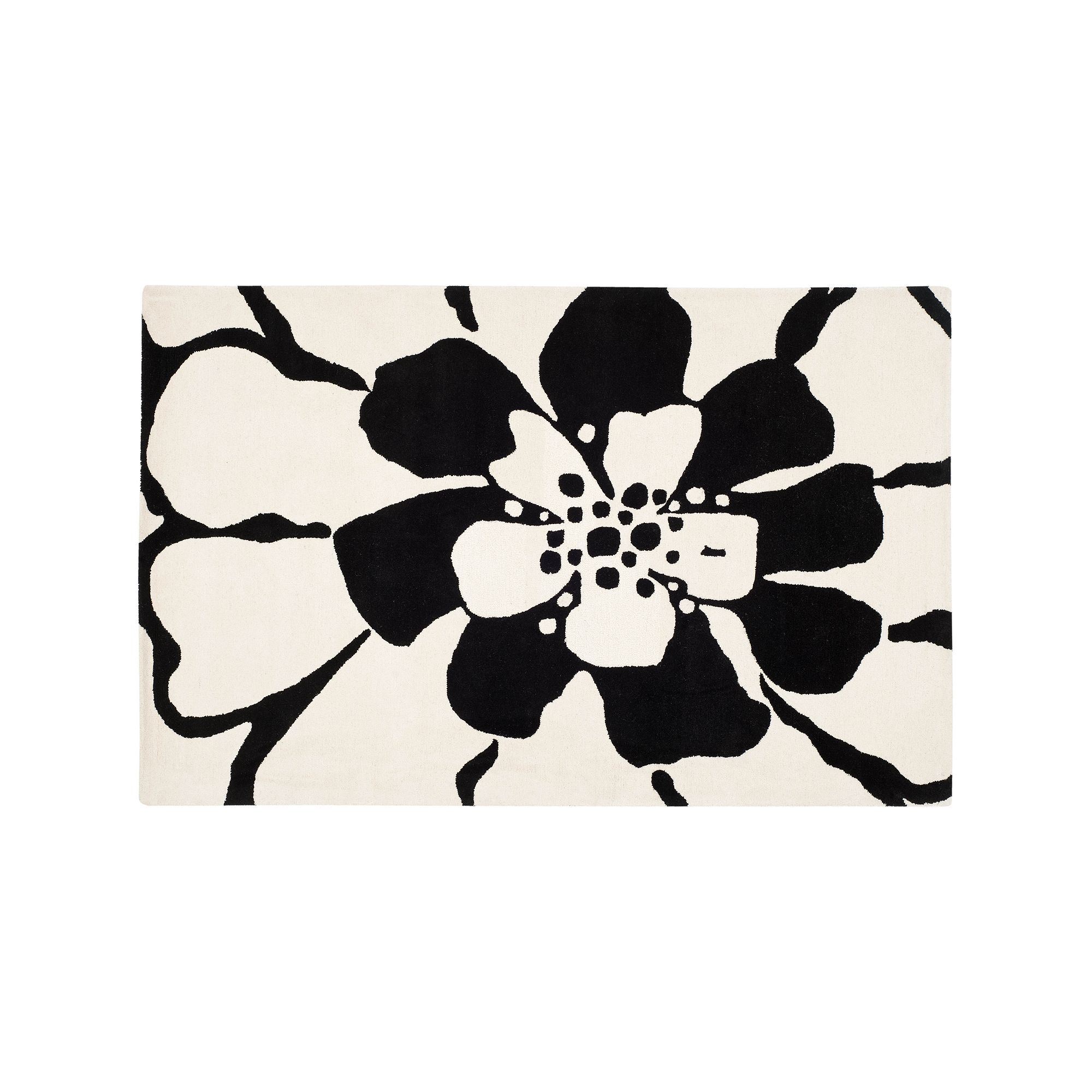 Safavieh Soho Close-Up Floral Rug, Black White
