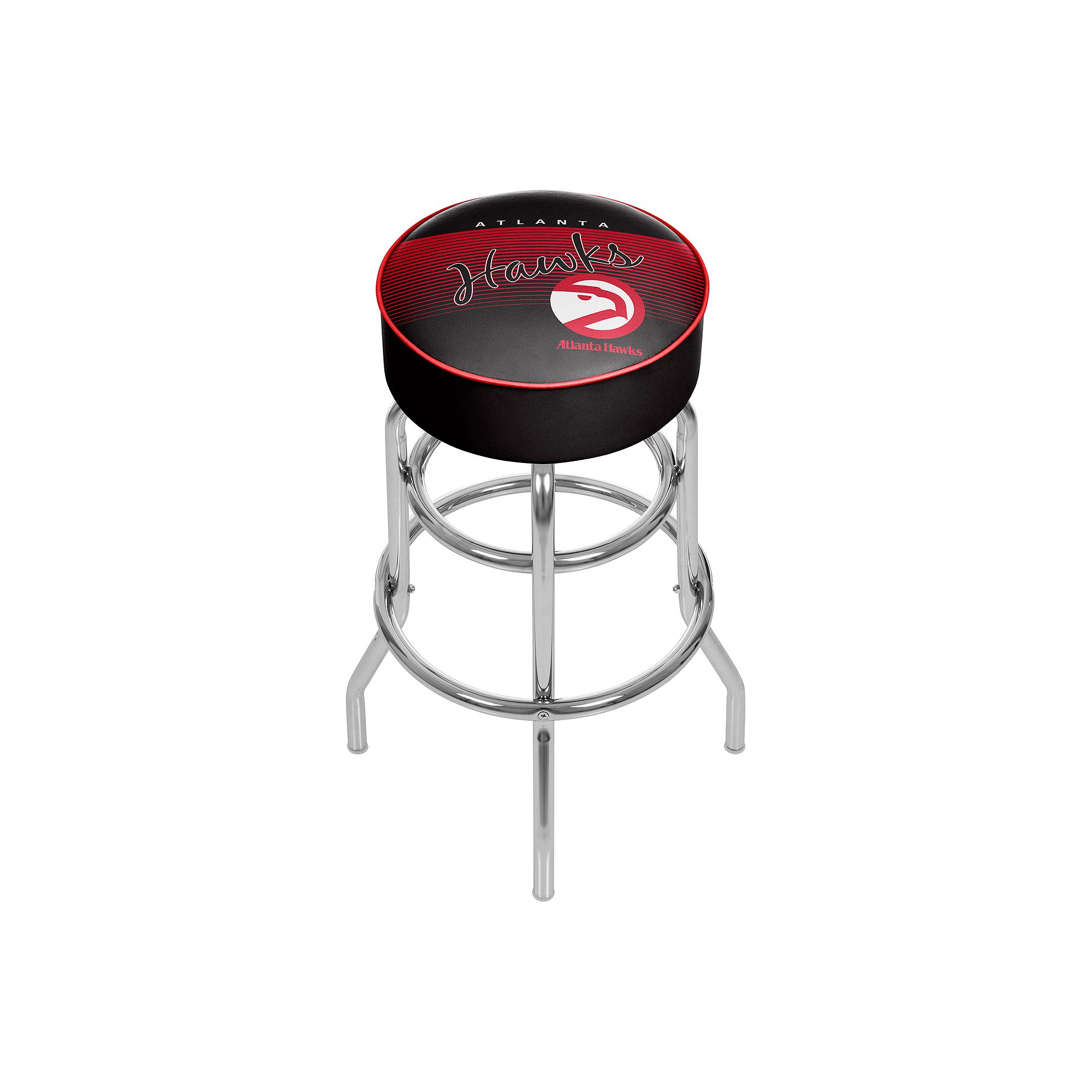 Atlanta Hawks Hardwood Classics Padded Swivel Bar Stool, Team