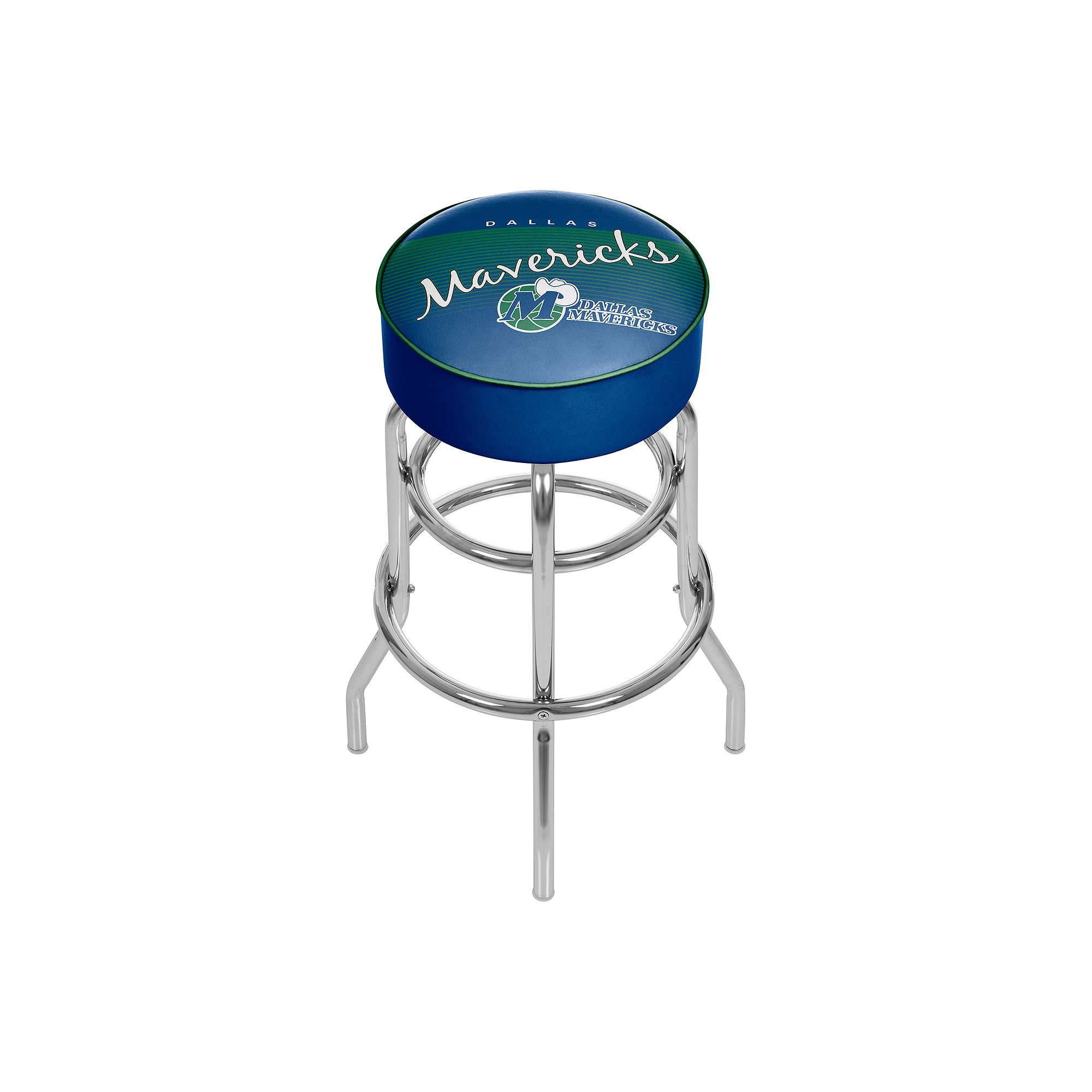 Dallas Mavericks Hardwood Classics Padded Swivel Bar Stool, Team