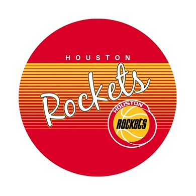 Houston Rockets Hardwood Classics Padded Swivel Bar Stool