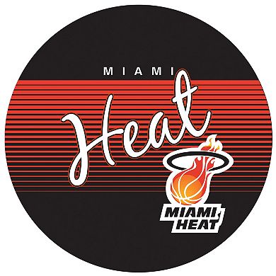 Miami Heat Hardwood Classics Padded Swivel Bar Stool