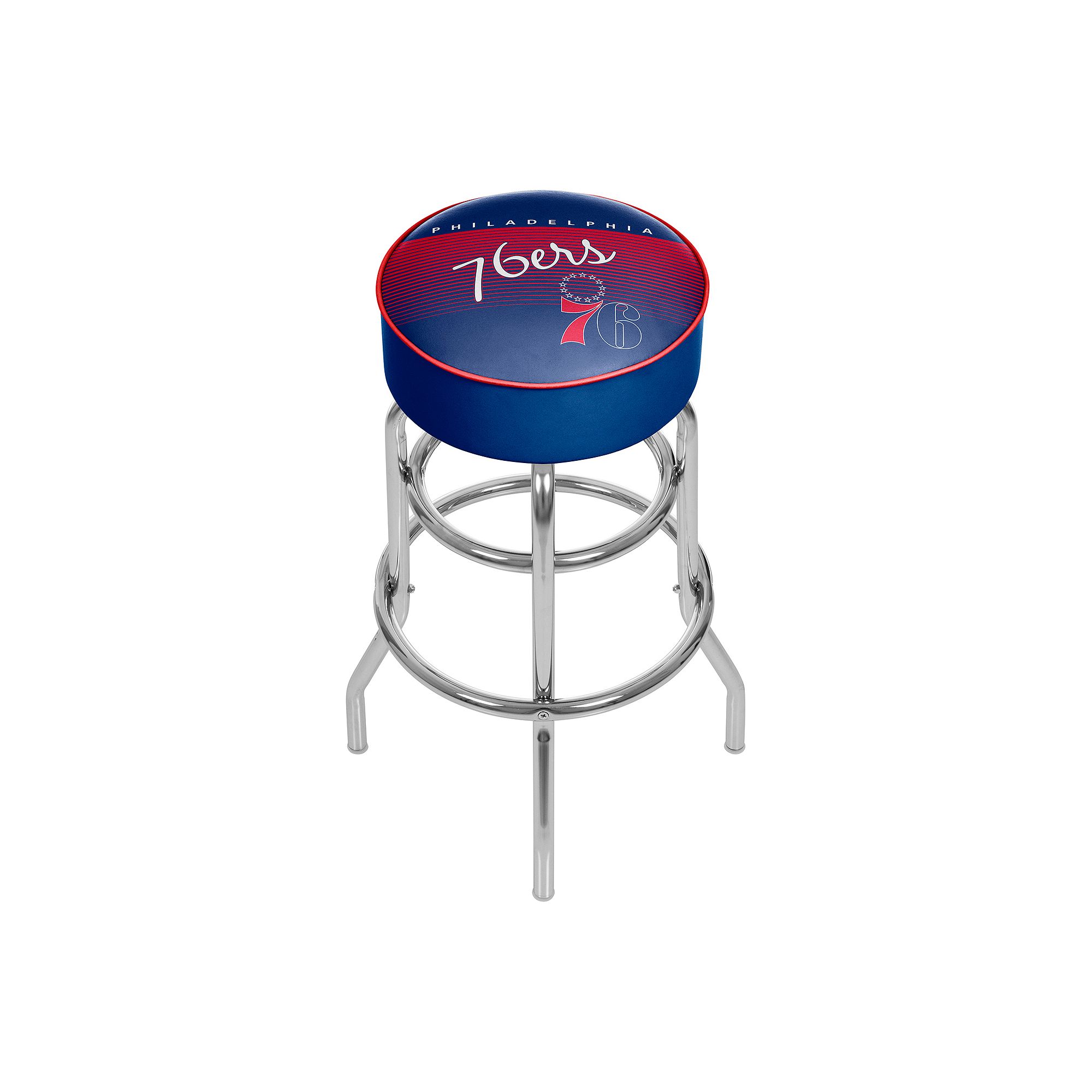 Philadelphia 76ers Hardwood Classics Padded Swivel Bar Stool, 76r Team