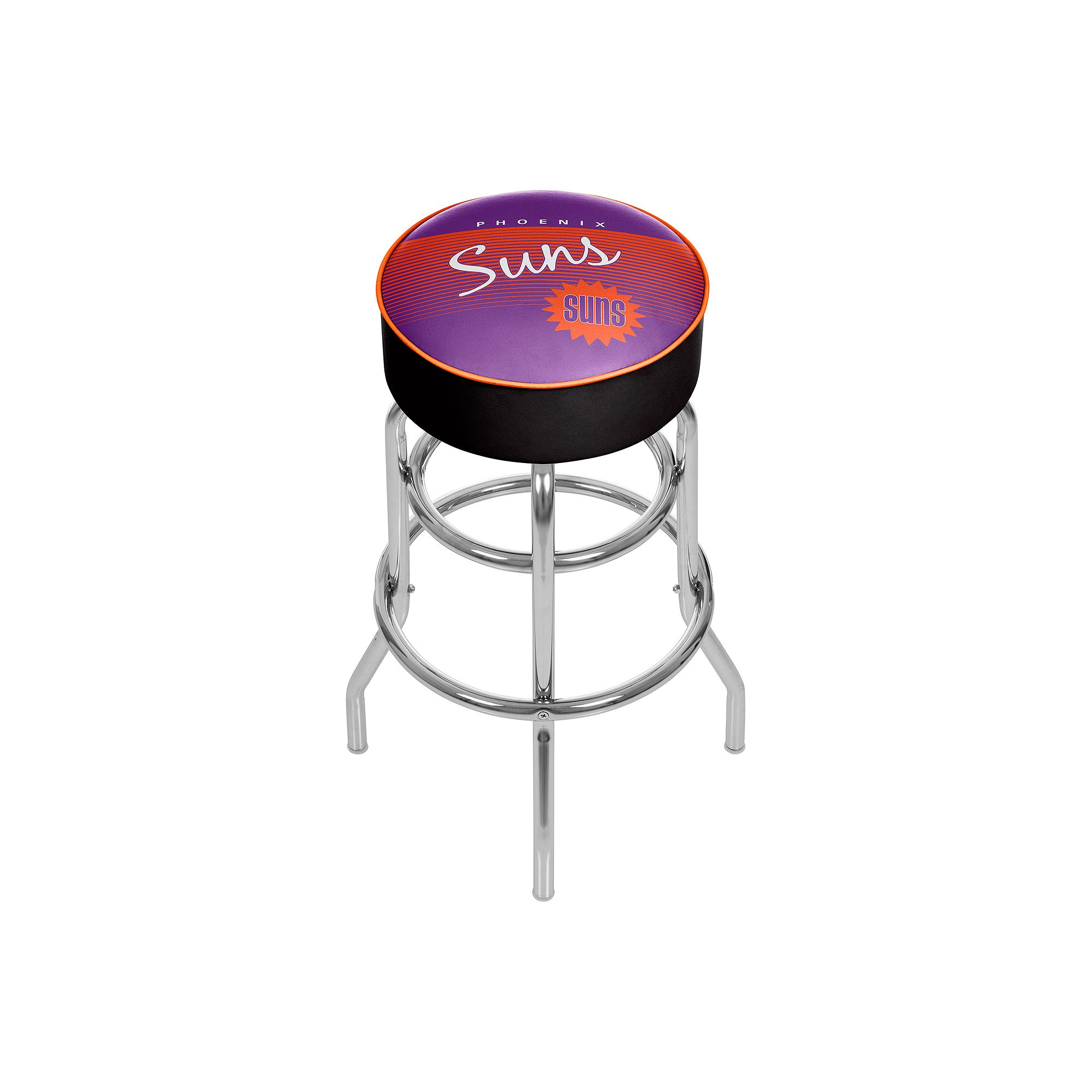 Phoenix Suns Hardwood Classics Padded Swivel Bar Stool, Phx Team