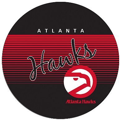 Atlanta Hawks Hardwood Classics Padded Swivel Bar Stool with Back