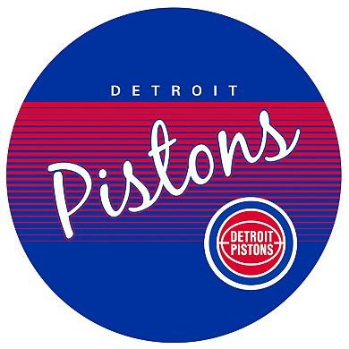 Detroit Pistons Hardwood Classics Padded Swivel Bar Stool with Back