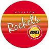 Houston Rockets Hardwood Classics Padded Swivel Bar Stool with Back
