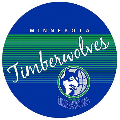 Minnesota Timberwolves Hardwood Classics Padded Swivel Bar Stool with Back