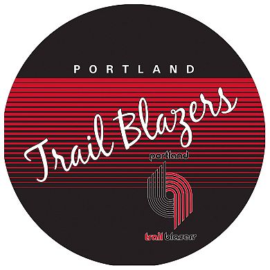 Portland Trail Blazers Hardwood Classics Padded Swivel Bar Stool with Back