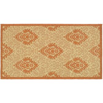 Safavieh Courtyard Damask Indoor Outdoor Rug