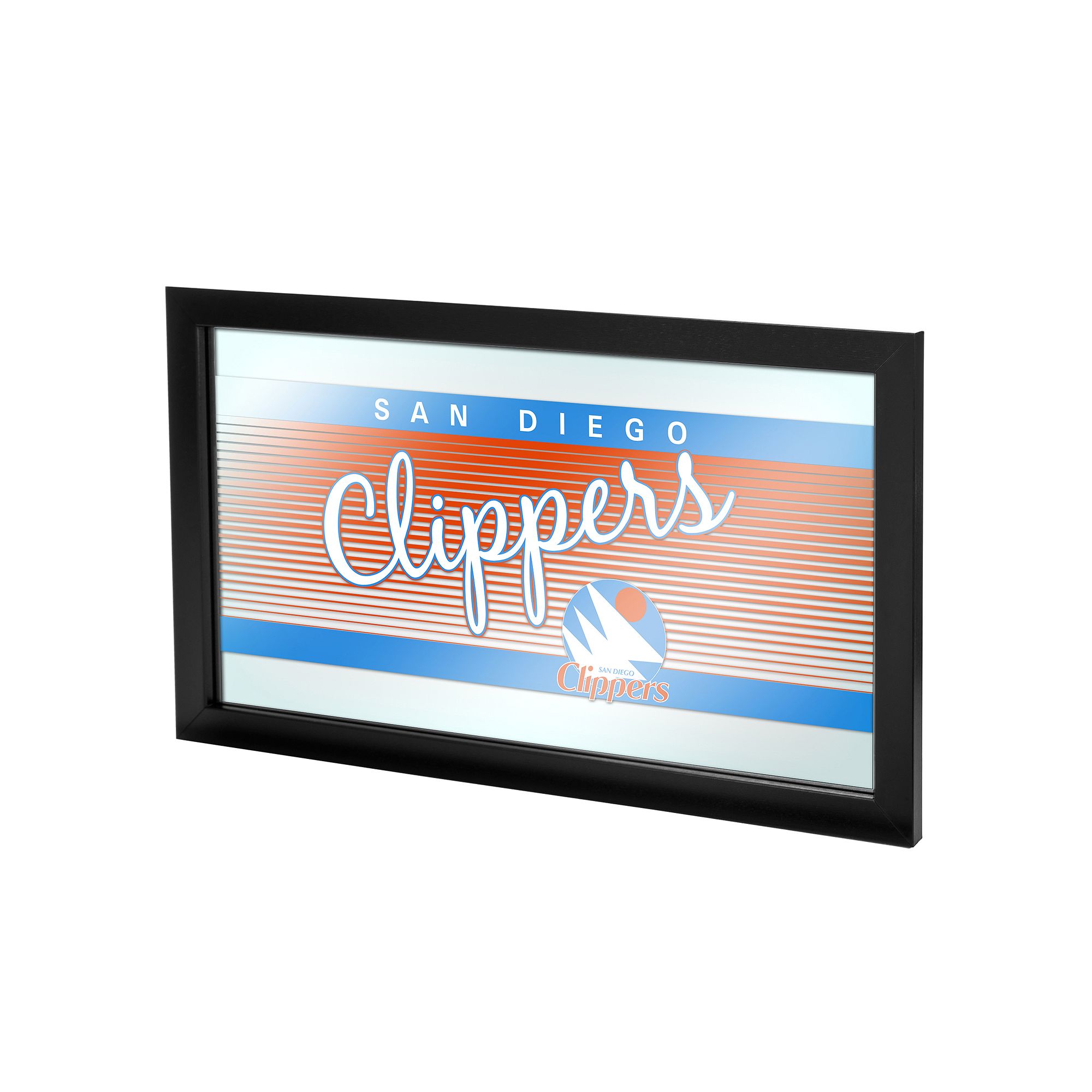 San Diego Clippers Hardwood Classics Framed Logo Wall Art, Team
