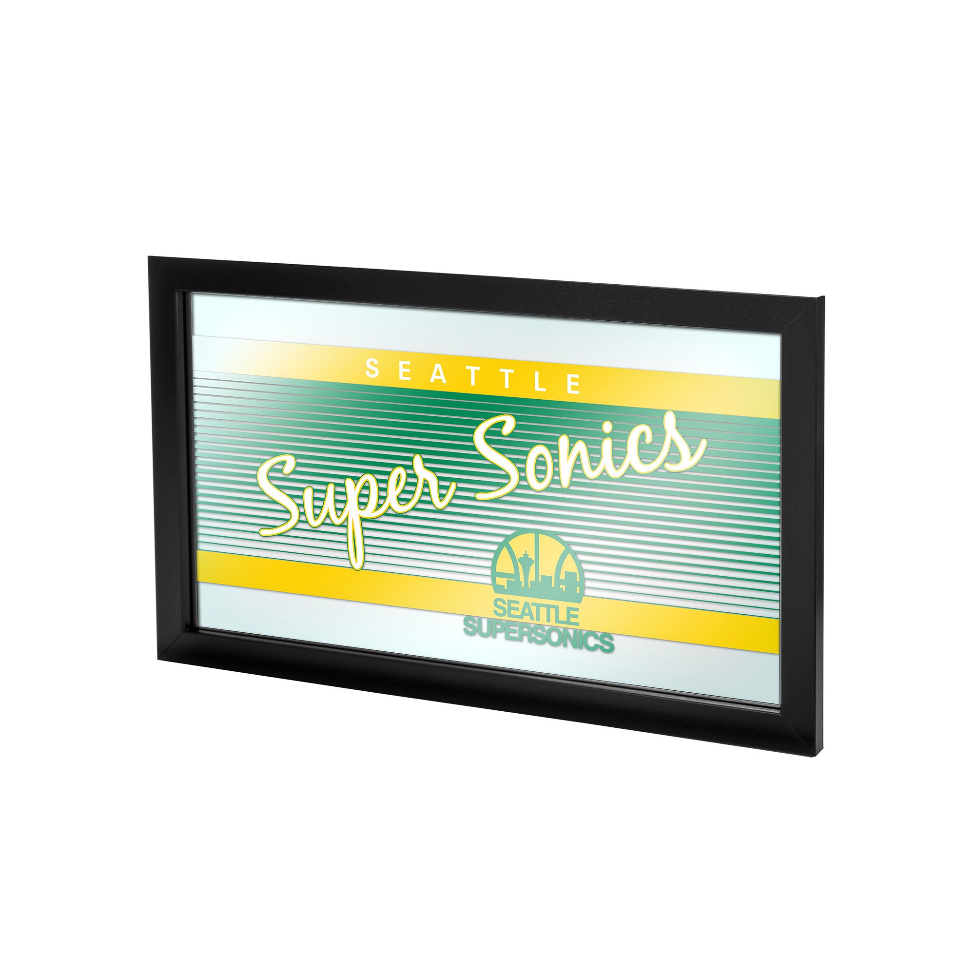 Seattle Super Sonics Hardwood Classics Framed Logo Wall Art, Sss Team