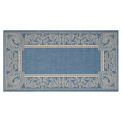 Safavieh Courtyard Peacock Indoor Outdoor Rug