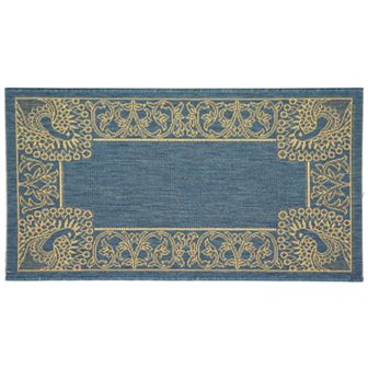 Safavieh Courtyard Peacock Indoor Outdoor Rug