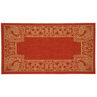Safavieh Courtyard Peacock Indoor Outdoor Rug