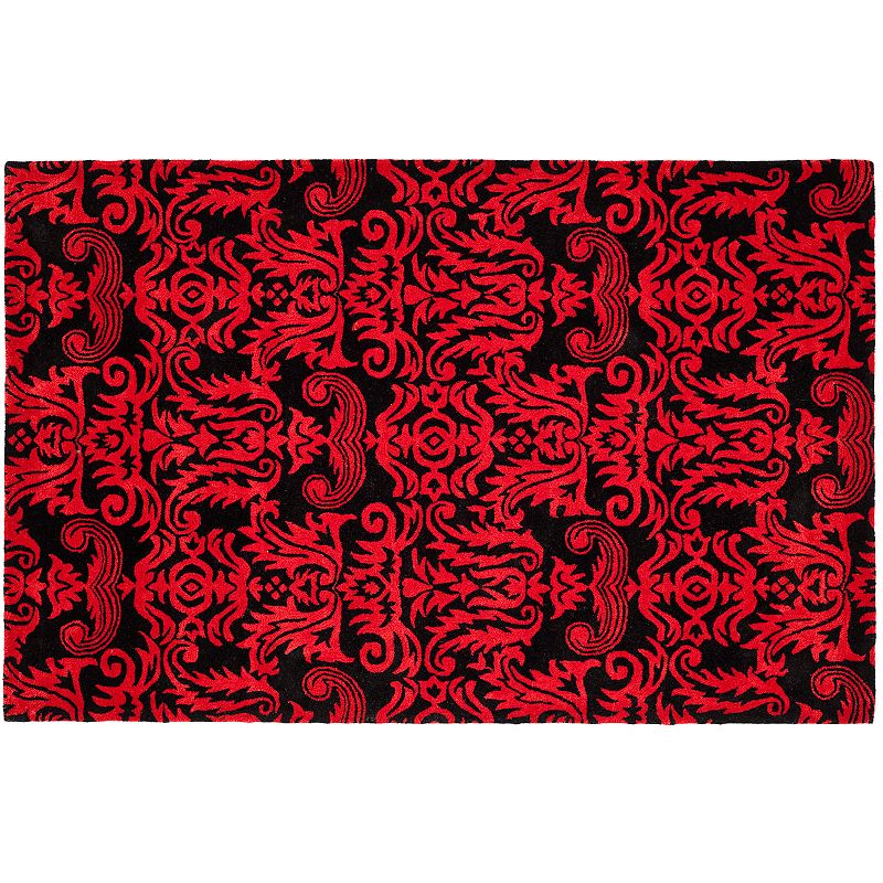 Safavieh Soho Wool Rug, Black, 5X8 Ft