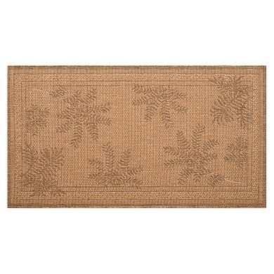 Safavieh Courtyard Leaf Indoor Outdoor Rug