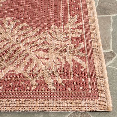 Safavieh Courtyard Leaf Indoor Outdoor Rug