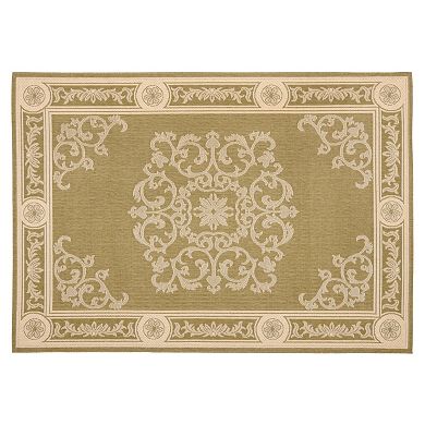 Safavieh Courtyard Medallion Indoor Outdoor Rug