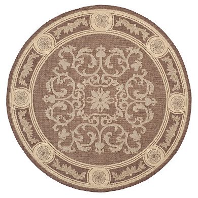 Safavieh Courtyard Medallion Indoor Outdoor Rug