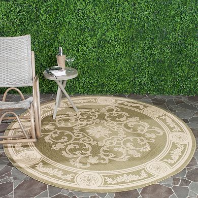 Safavieh Courtyard Medallion Indoor Outdoor Rug