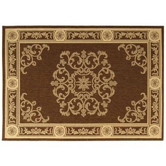 Safavieh Courtyard Medallion Indoor Outdoor Rug