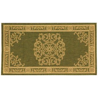 Safavieh Courtyard Medallion Indoor Outdoor Rug