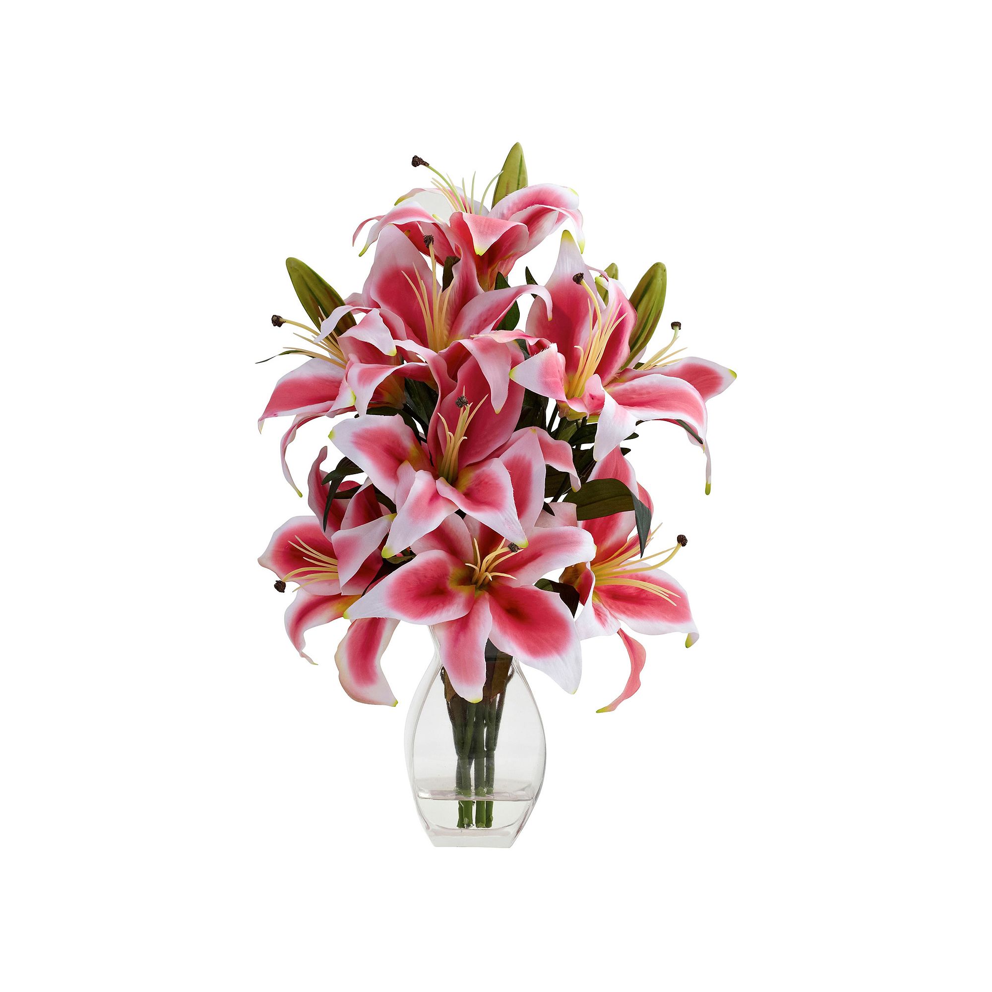nearly natural Rubrum Lily Decorative Arrangement, Multicolor