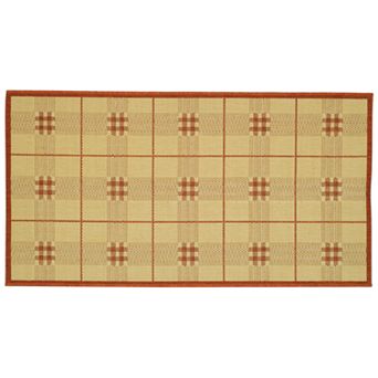 Safavieh Courtyard Plaid Indoor Outdoor Rug