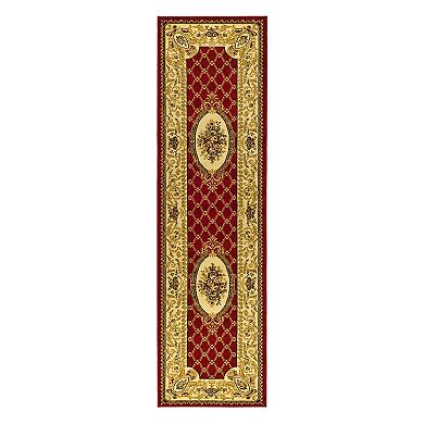 Safavieh Lyndhurst Elegant Framed Floral Rug