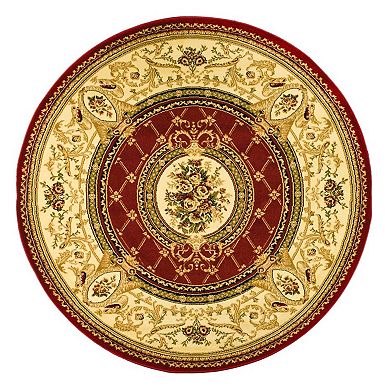 Safavieh Lyndhurst Elegant Framed Floral Rug