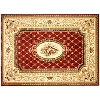 Safavieh Lyndhurst Elegant Framed Floral Rug