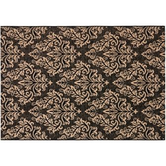 Safavieh Courtyard Leaves Indoor Outdoor Rug