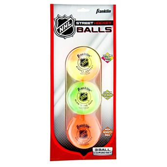 Franklin Sports NHL Street Hockey Ball Combo 3-Pack