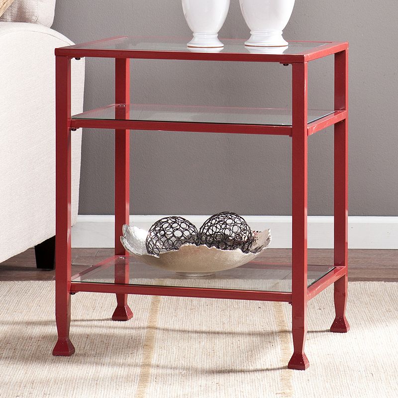Sullivan End Table, Red