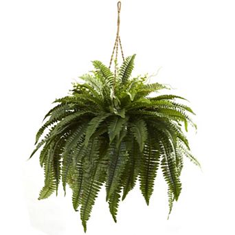 nearly natural Double Giant Hanging Boston Fern