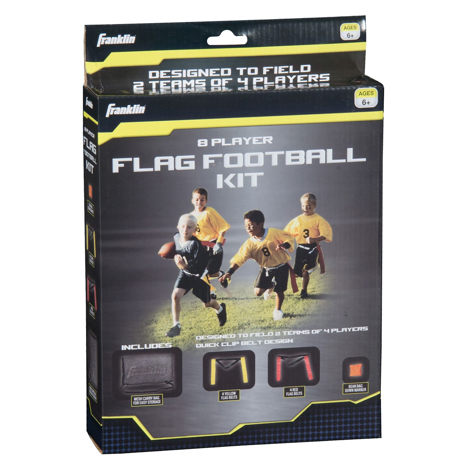 Franklin Sports NFL Flag Football Sets - NFL Team Flag Football Belts and  Flags - Flag Football Equipment for Kids and Adults Los Angeles Rams