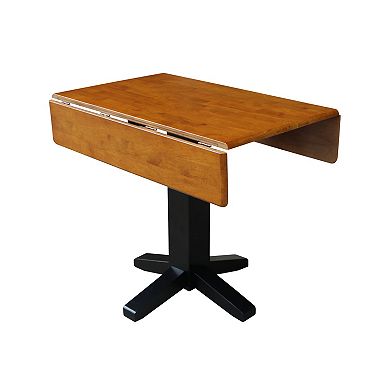 Square Dual Drop Leaf Dining Table