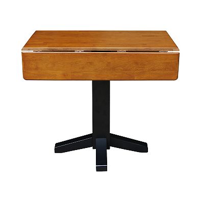 Square Dual Drop Leaf Dining Table
