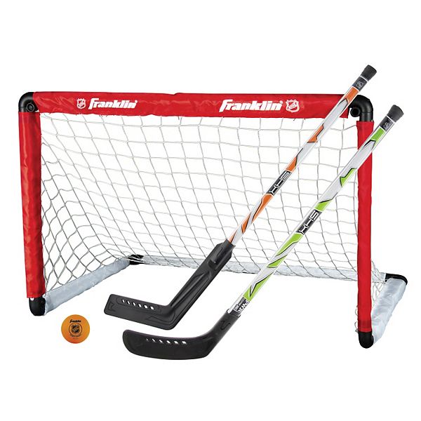 Franklin Sports Street Hockey Set - NHL - Goalie and Player Sticks and Ball  : : Toys & Games