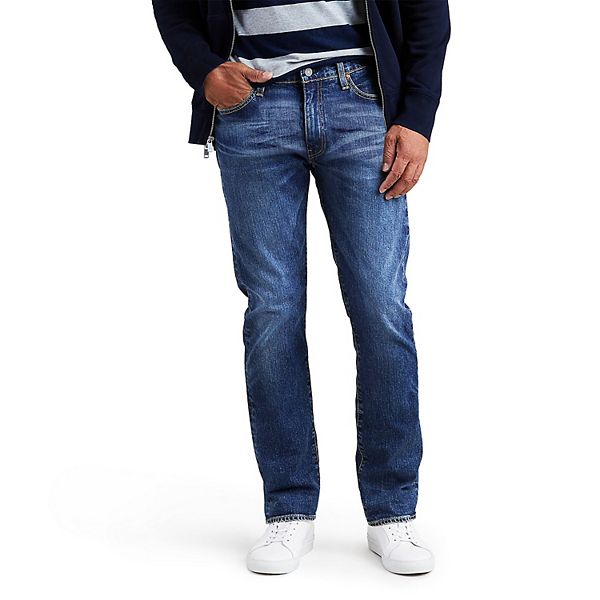 Men’s LEVI'S 513 Blue Denim Slim Straight Jeans Genuine,brand New 