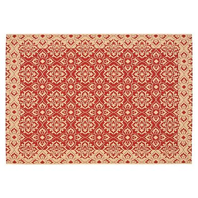 Safavieh Courtyard Floral Indoor Outdoor Rug