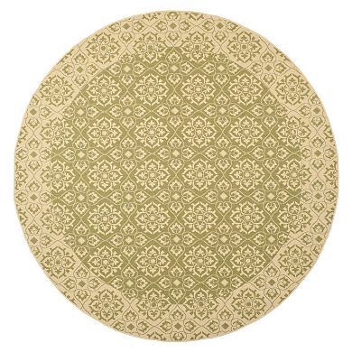 Safavieh Courtyard Floral Indoor Outdoor Rug