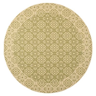 Safavieh Courtyard Floral Indoor Outdoor Rug