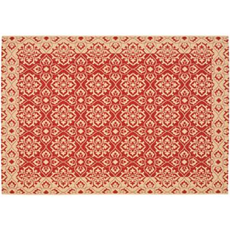 Safavieh Courtyard Floral Indoor Outdoor Rug