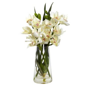 nearly natural Cymbidium Orchid Arrangement