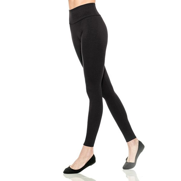 Assets by Spanx Leggings Womens Medium Black Red Hot Label High