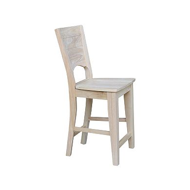 International Concepts Mission Swivel Counter Stool