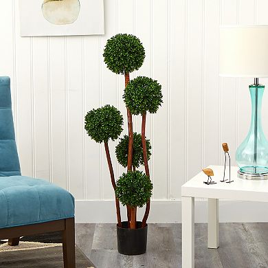 nearly natural 4-ft. Boxwood Topiary Plant